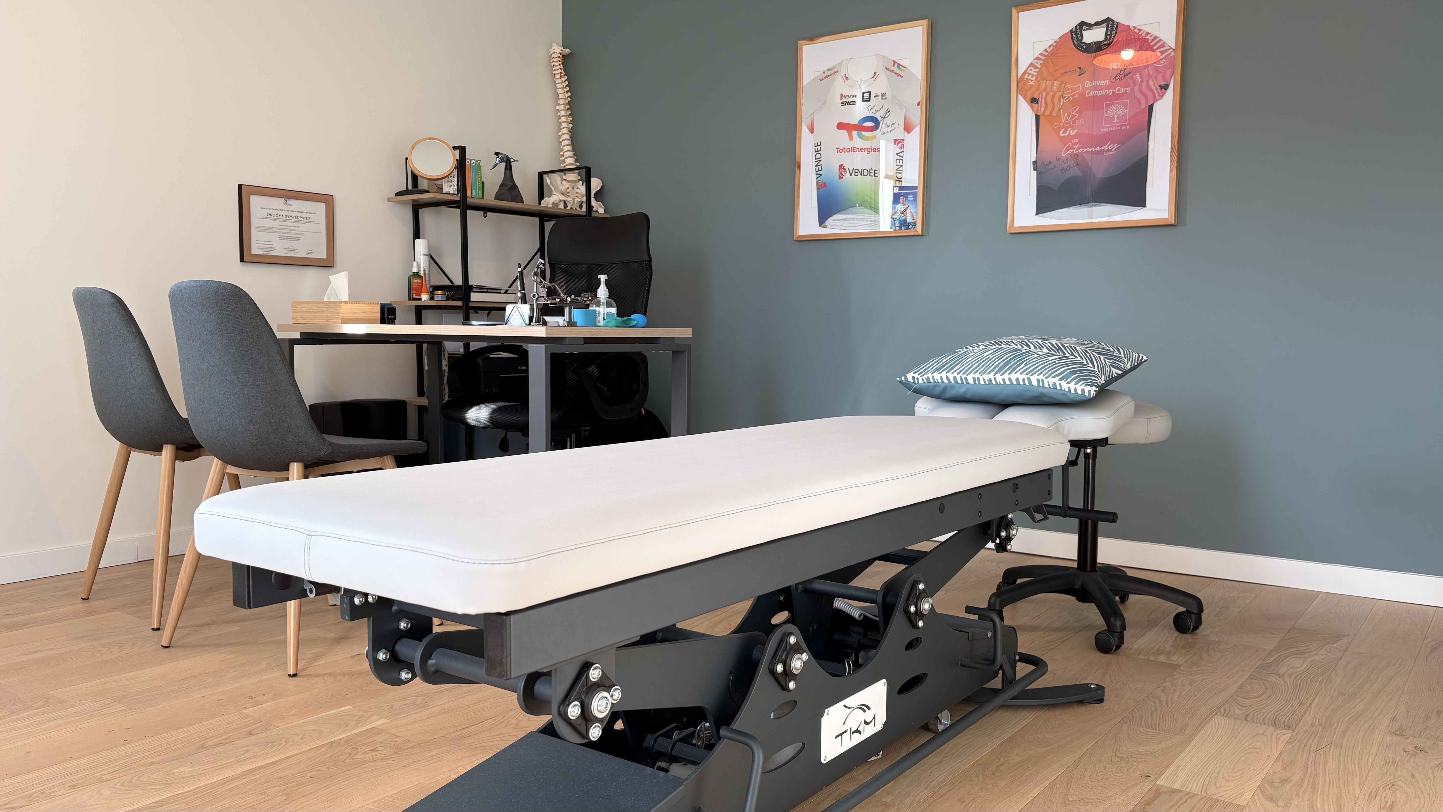 Cabinet d'ostéopathie à Brest - Salle de consultation